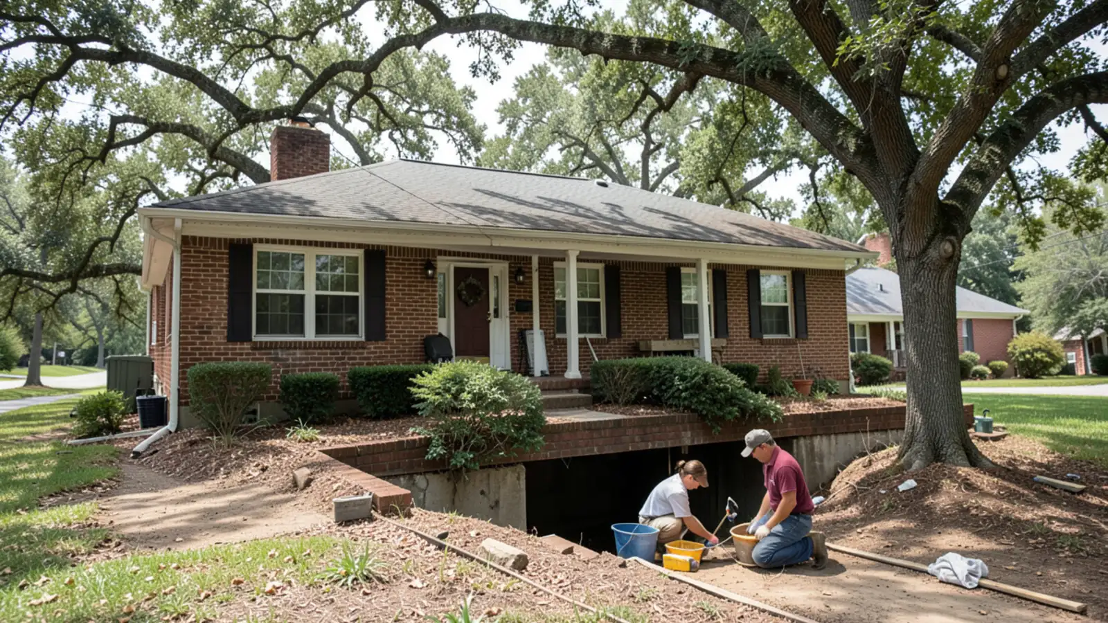 Pest control in North Chesterfield and Bon Air VA brick ranch home